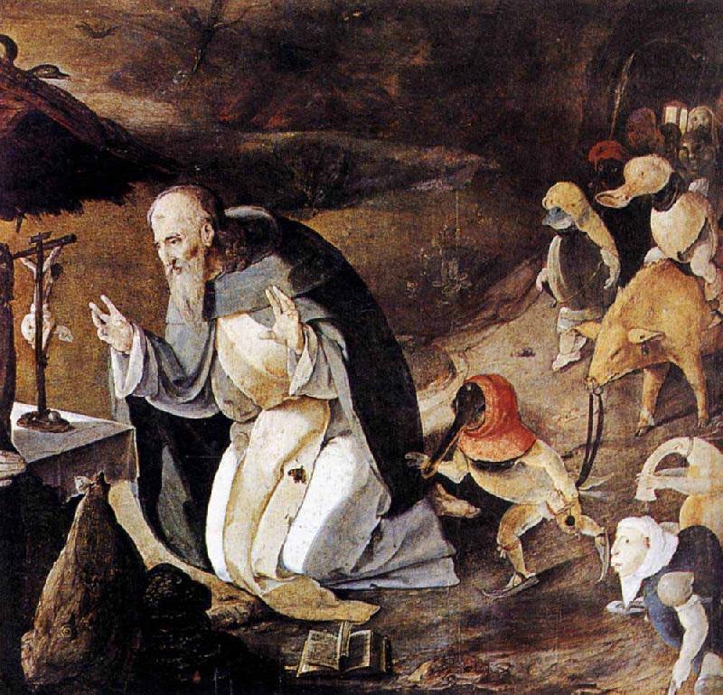 Lucas van Leyden The Temptation of St Anthony Sweden oil painting art